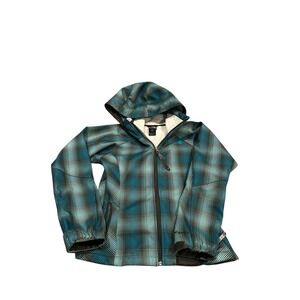 THE NORTH FACE TNF APEX Coat‎ Jacket Women Size S Hooded Soft Shell Full Zip
